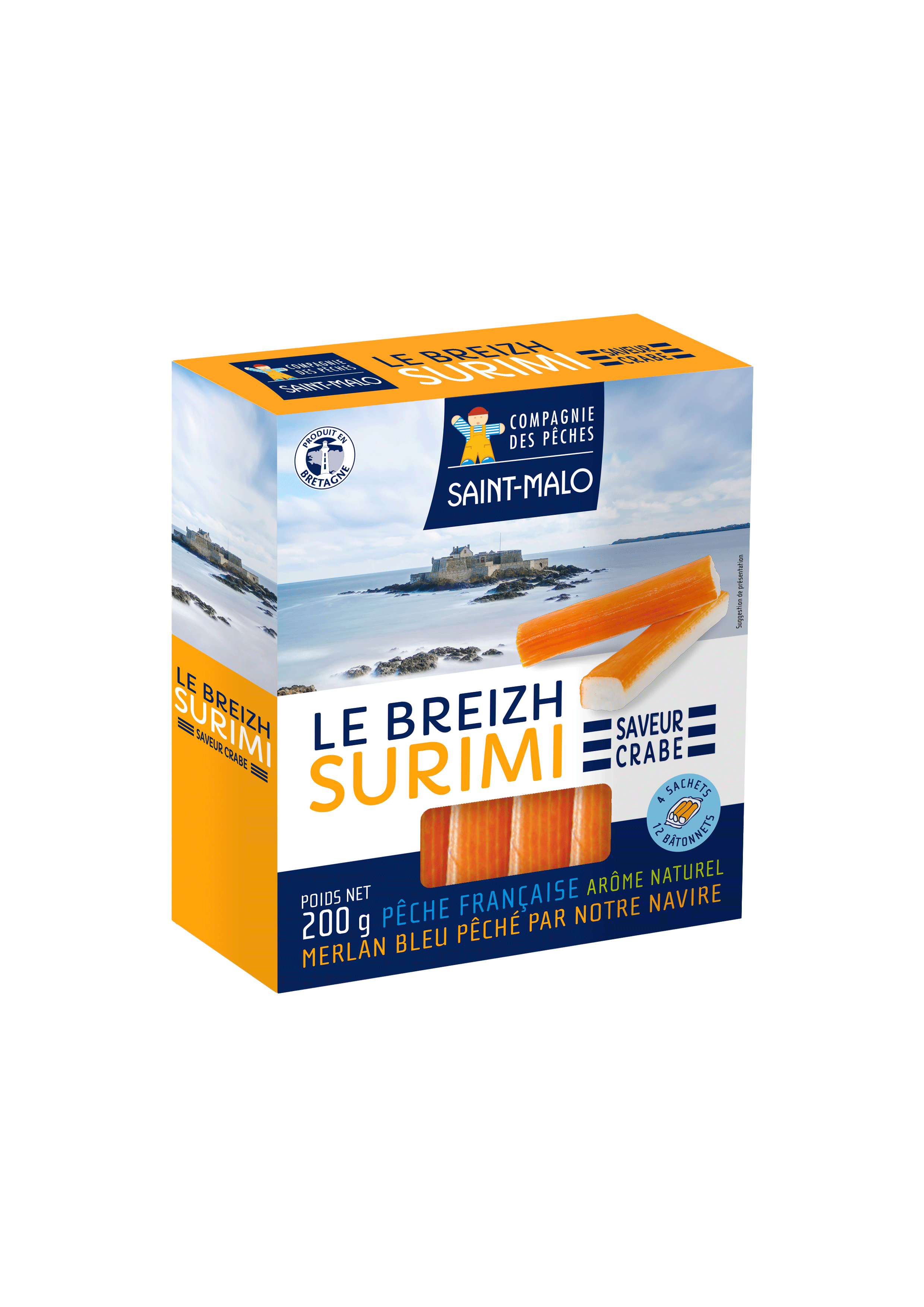 Bâtonnets de surimi breizh 200g – Image 2