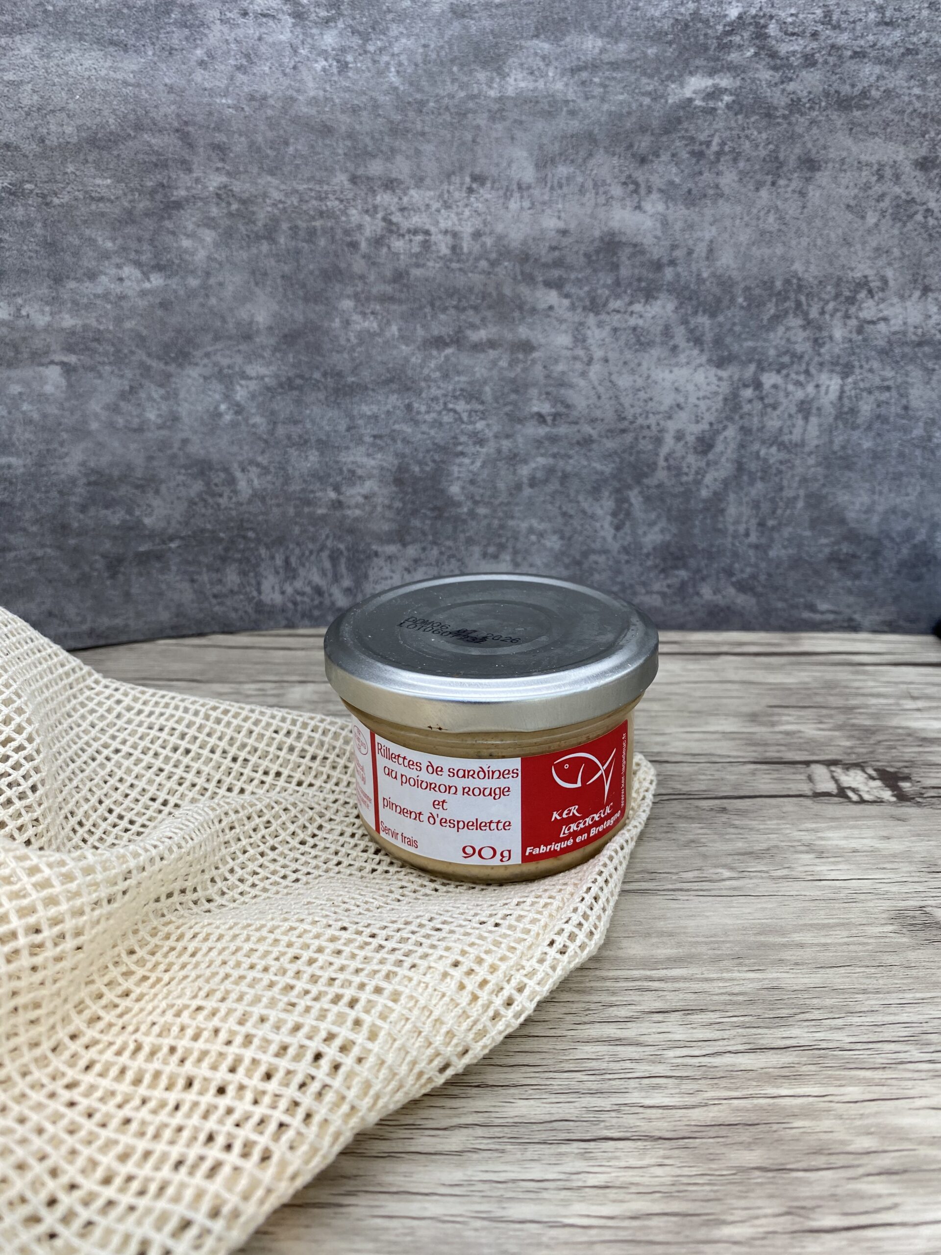 Rillettes de sardines - Poivron rouge