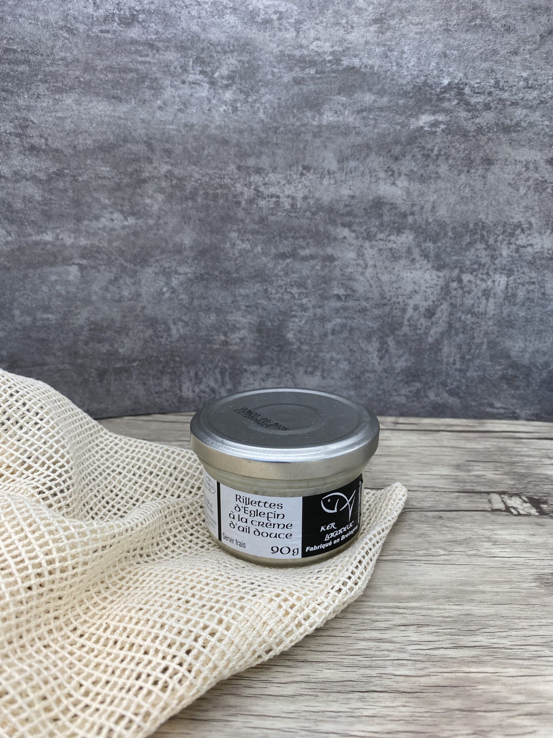 Rillettes d'Eglefin - Crème d'ail douce