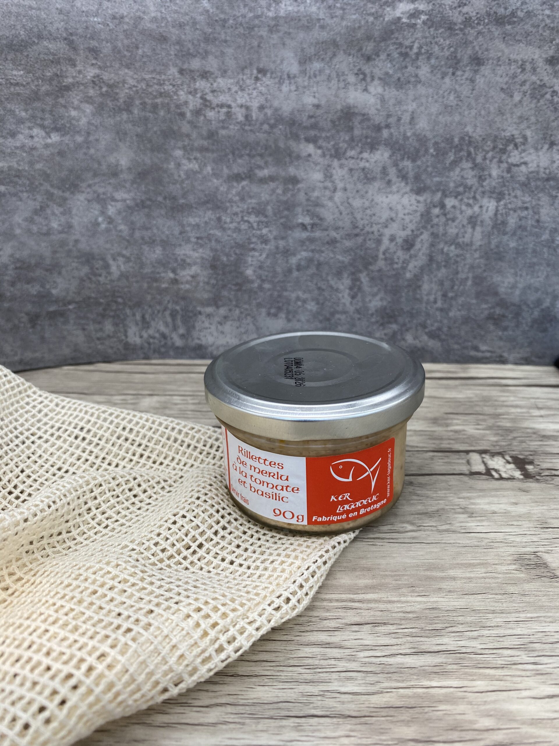 Rillettes de merlu - Tomate, Basilic