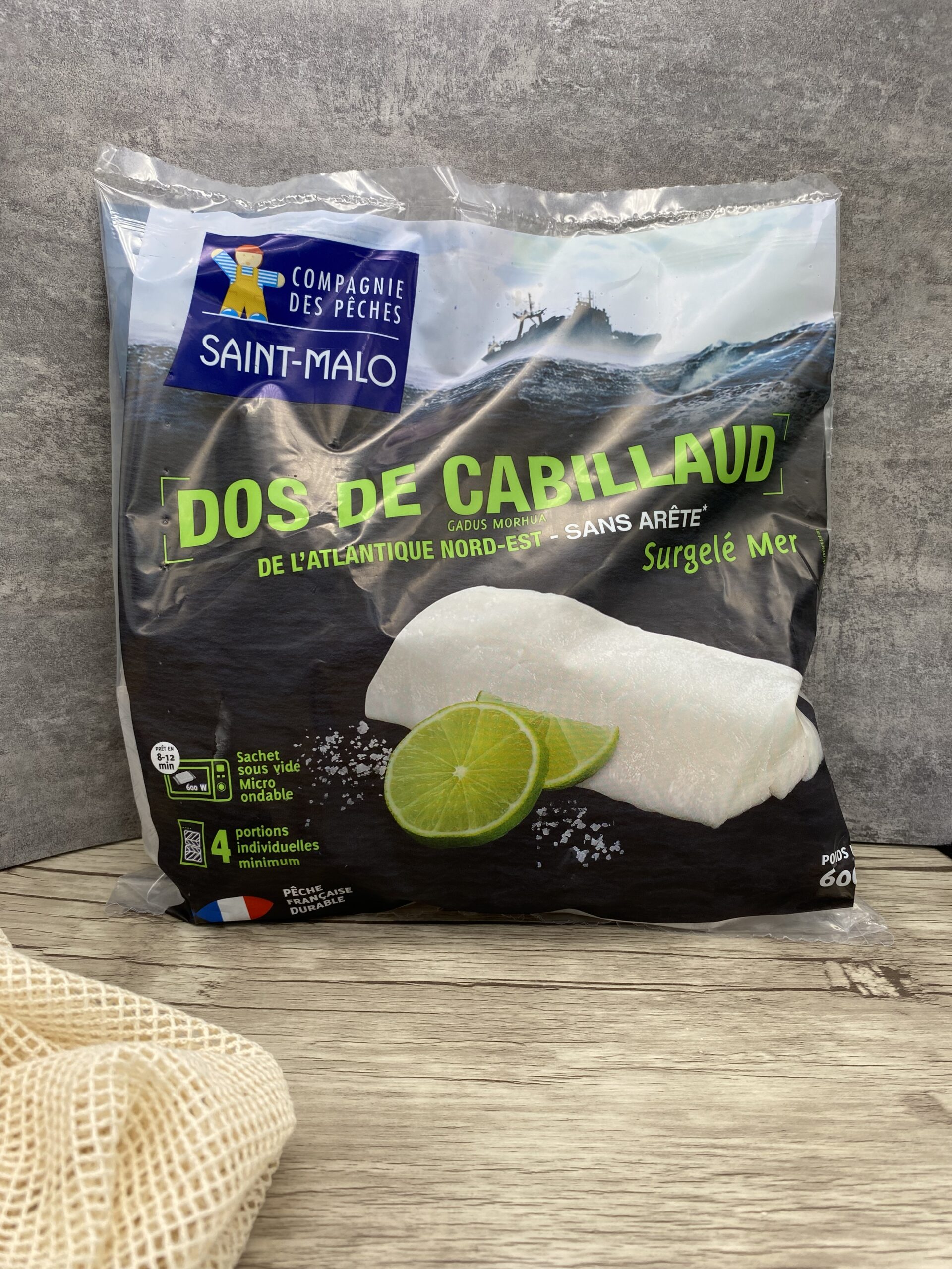 Dos de cabillaud 600G
