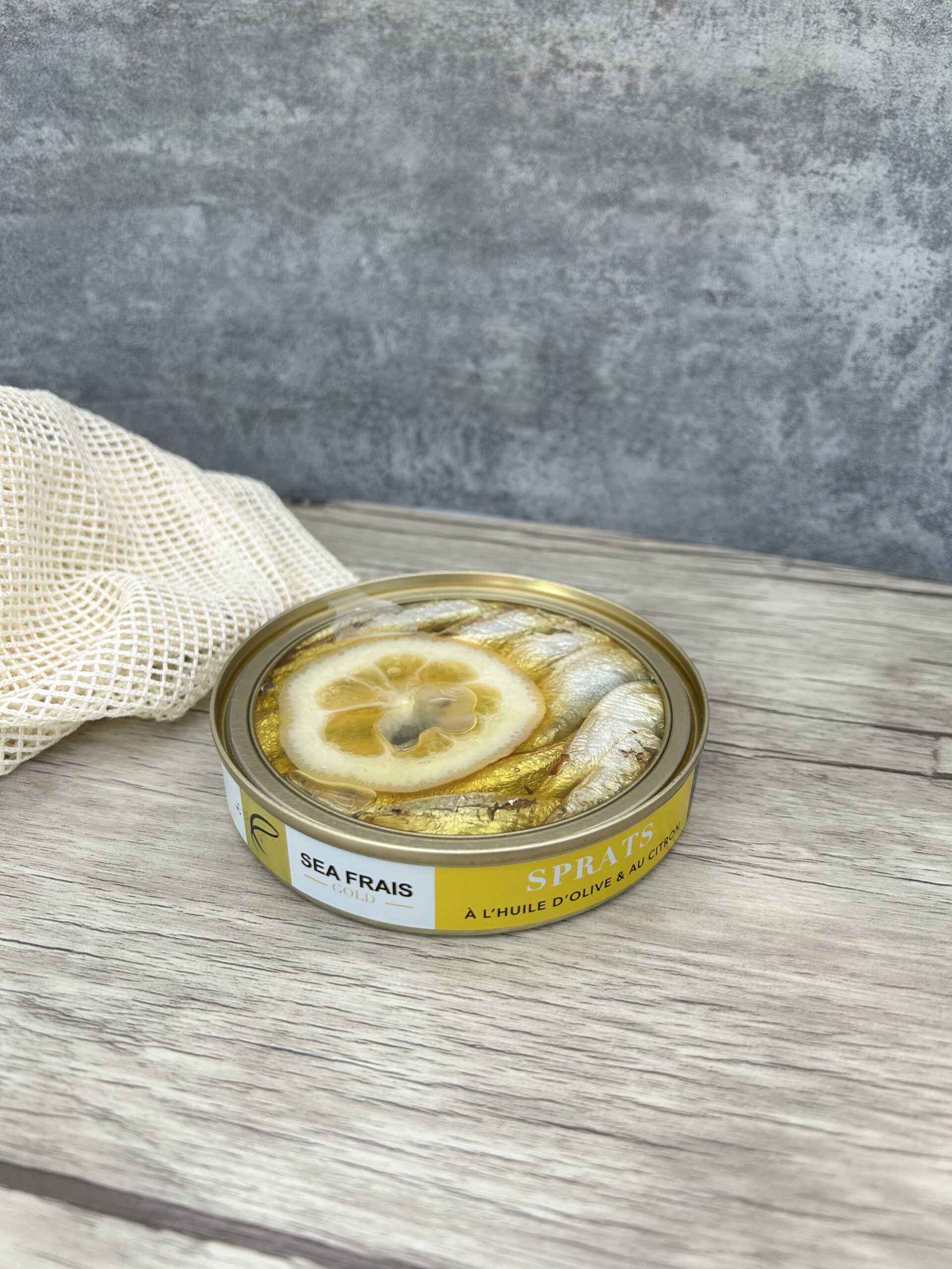 Sprats natures - huile d'olive, citron